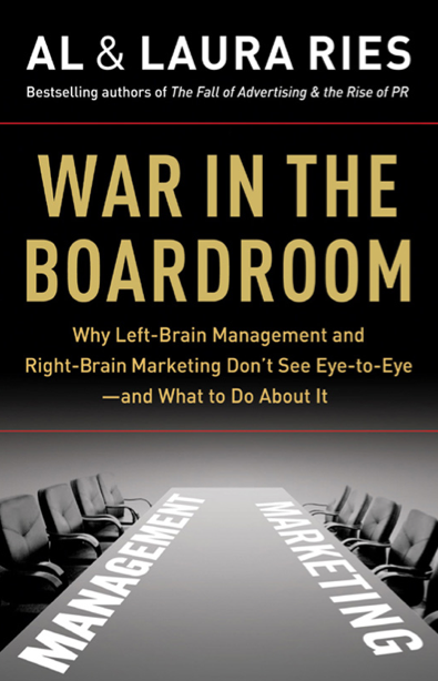  دانلود پی دی اف و ای پاب pdf+ePub کتاب War in the Boardroom - Al Ries · Laura Ries | باکتابام 