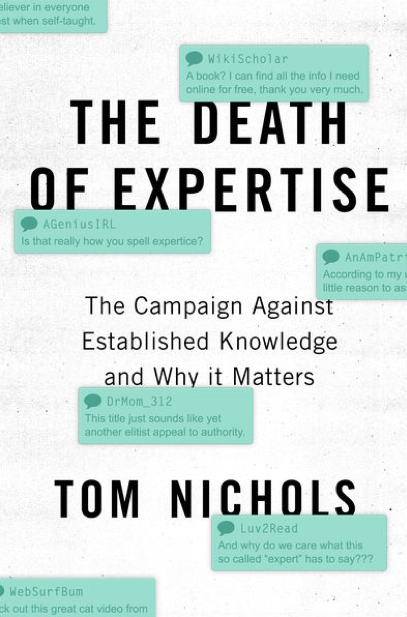 دانلود پی دی اف و ای پاب pdf+ePub کتاب The Death of Expertise | باکتابام