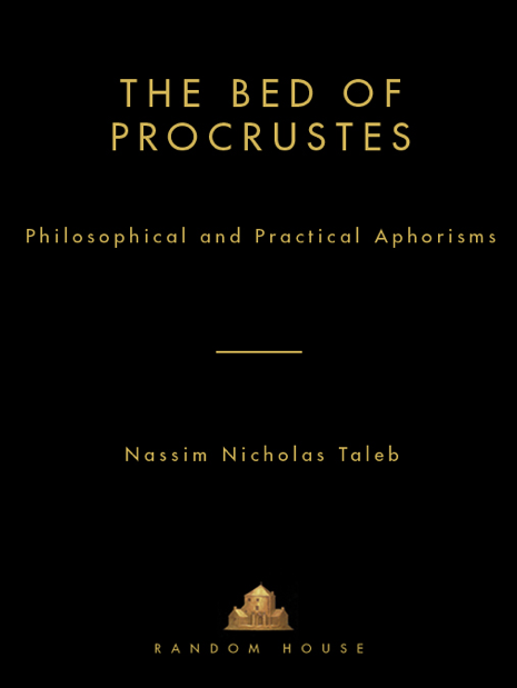 دانلود پی دی اف pdf کتاب The Bed of Procrustes - Nassim Nicholas Taleb | باکتابام