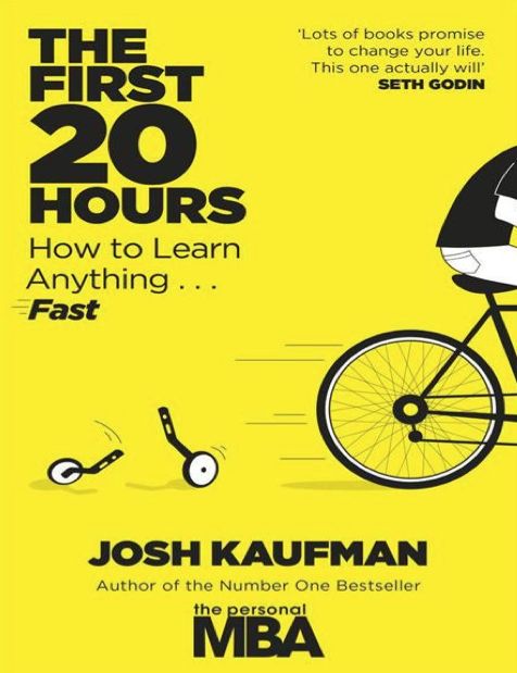  دانلود پی دی اف pdf کتاب The First 20 Hours - Josh Kaufman | باکتابام 