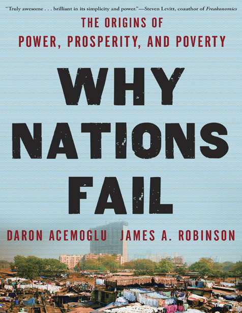  دانلود پی دی اف pdf کتاب Why Nations Fail - Daron Acemoglu | باکتابام 