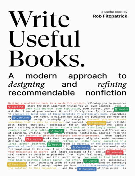  دانلود پی دی اف و ای پاب pdf+ePub کتاب Write Useful Books - Rob Fitzpatrick | باکتابام 