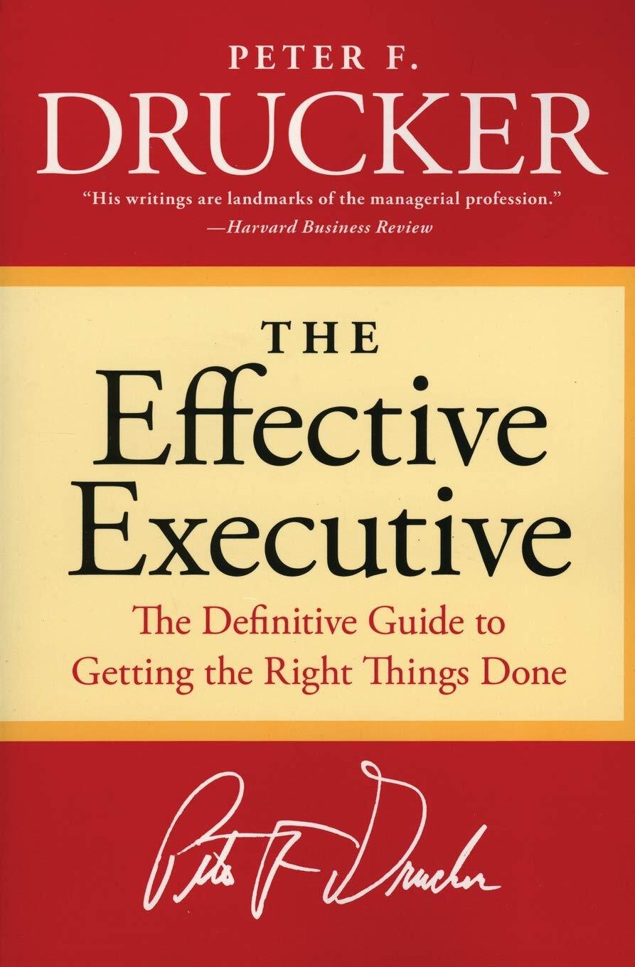  دانلود پی دی اف pdf کتاب The Effective Executive - Peter F. Drucker | باکتابام 