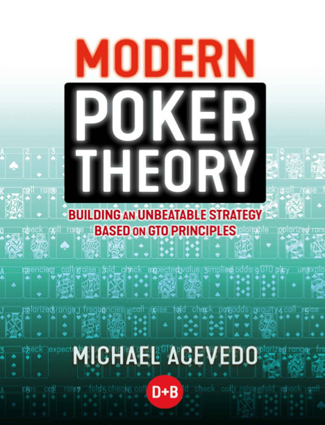  دانلود پی دی اف pdf کتاب Modern Poker Theory - Michael Acevedo | باکتابام 