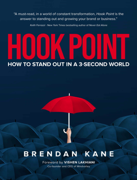  دانلود پی دی اف و ای پاب pdf+ePub کتاب Hook Point - Brendan Kane | باکتابام 