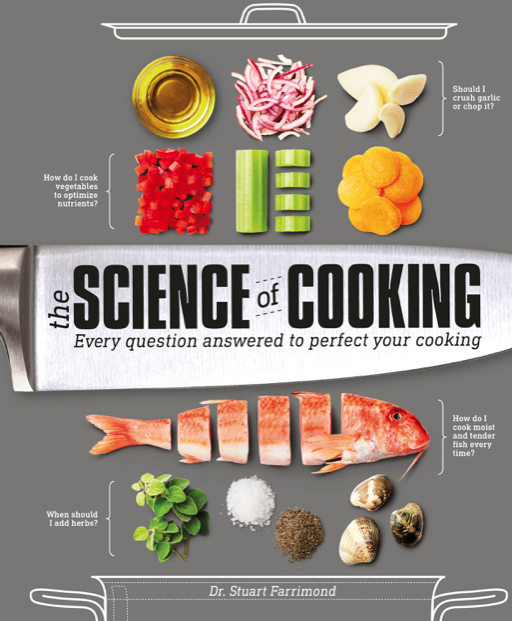 دانلود پی دی اف pdf کتاب The Science of Cooking - Dr. Stuart Farrimond | باکتابام
