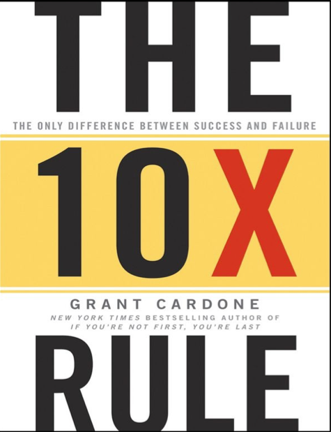 دانلود پی دی اف pdf کتاب The 10X Rule - Grant Cardone | باکتابام