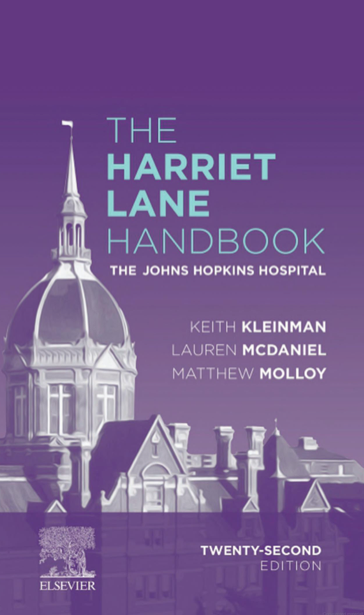  دانلود پی دی اف pdf کتاب The Harriet Lane Handbook, 22nd Edition | باکتابام 